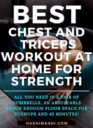 the best chest and triceps workout for