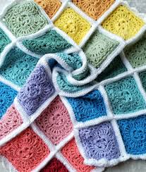 Es ist ein teil vom elements cal, einer riesigen decke. Unsichtbare Naht Granny Squares Unsichtbar Verbinden Eat Crochet Love
