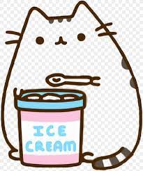 Ice Cream Cat Pusheen GIF Tenor, PNG ...