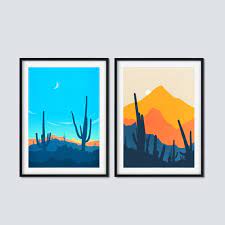 Large Arizona Desert Art Prints Framed