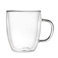 Inger 16 Oz Double Glass Coffee Mug