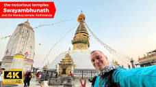 🛕 Exploring Swayambhunath temple + 🐒 Monkey temple 🌆 Kathmandu ...