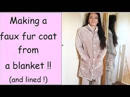 Making A Faux Fur Coat From A Blanket