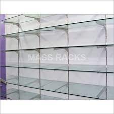 Mild Steel Wall Mounted Glass Rack