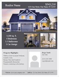 Real Estate Flyer Template For Word