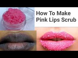 how to make pink lips scrub how to