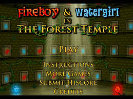 fireboy and water in the forest