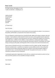 A Well Written Retail Assistant Cover Letter Template That