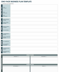 free business plan templates for word