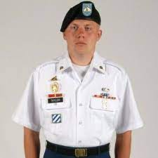 mens army service short sleeve uniform