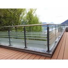 deck railing glass size 2 x 2 feet