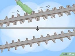 how to sharpen hedge trimmers quick