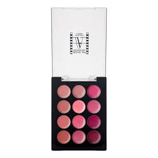 12 lipsticks palette make up atelier paris