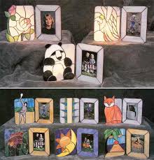 Photo Frame Lights Stained Glass