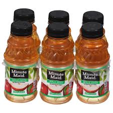 minute maid 100 juice apple 6 pk