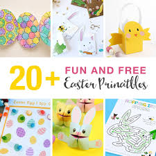 20 Fun And Free Easter Printables For Kids The Craft Train