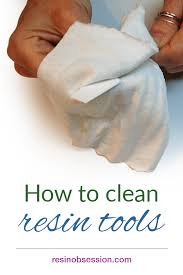how to clean resin off tools so you can