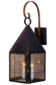 Wall Light With Bracket Copper Lantern