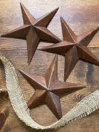 Primitive Decorative Rusty Tin Star 8