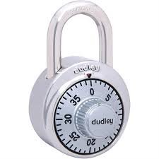 After the second number, turn left dial right by a whole turn. Dudley 3 Digit Combination Lock