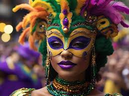 mardi gras mask costume traditional