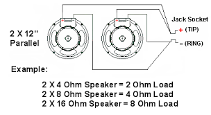 2x10 speaker cab wiring series to