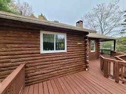 log cabin stain color