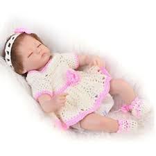 Details About Knitted Dress Headband Shoes For 17 18 Reborn Baby Girl Dolls Clothing