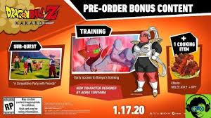 His quest for power, thirst for challenges, and, above all else, desire to protect the earth from the most fearsome villains. Dragon Ball Z Kakarot How To Get Pre Order Dlc Content