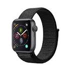 MTUX2VC/A Watch Series 4, 44mm, GPS + Cellular, Space Grey Aluminium Case with Black Sport Loop Apple