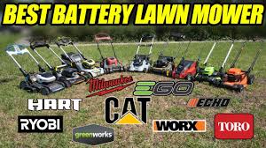 best battery lawn mower ego vs