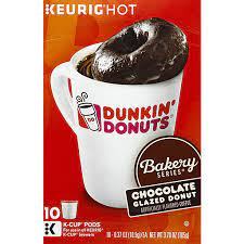 hot k cups chocolate glazed donut