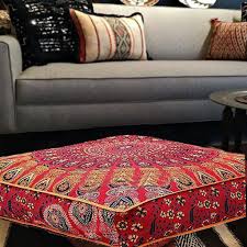 indian large mandala cushion cover