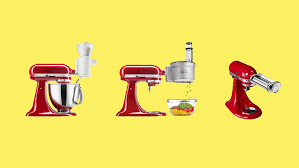 we put 3 kitchenaid attachments to the