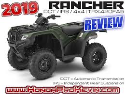 2019 Honda Rancher 420 Dct Irs Atv
