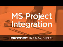 Integrate A Microsoft Project Schedule Using Procore Drive