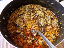 Take a ball of rice or fufu make a depression using your thumb. How To Prepare Egusi Soup Melon 2021 Nigerian Recipes Food Well Said