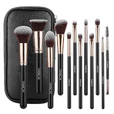 professional makeup brushes with bag