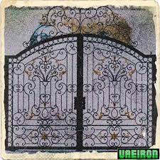 villa gates uae dubai metal gate design