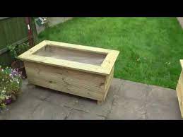 Wooden Planters From Decking Boards