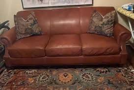 wayfair leather sofa in