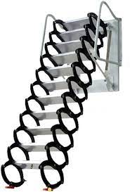 12 Steps Wall Mounted Folding Stairs
