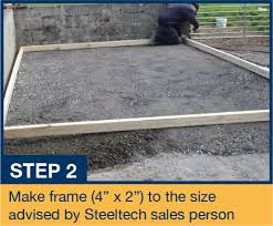 concrete bases and concrete slabs for