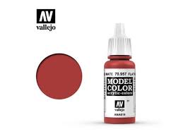 flat red vallejo 70 957 acrylic