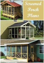 Screened In Porch Plans To Build Or Modify