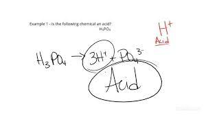 how to identify acids by their chemical