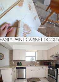 easily paint cabinet doors diy dream