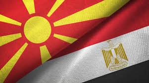This work published in north macedonia is in the public domain because its copyright expired pursuant to the yugoslav copyright act of 1978 which provided for copyright term of. North Macedonia And Egypt Two Flags Textile Cloth Stock Images Page Everypixel