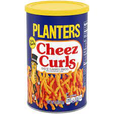 planters cheez curls 4 oz canister