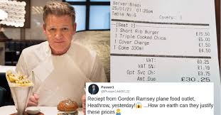 He has been awarded a total of 16 michelin stars, . Customer Slams Gordon Ramsay Airport Restaurant For Being Too Pricey